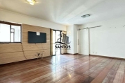 Apartamento em Santos-SP no Boqueirão na quadra da praia com 2 dormitórios.