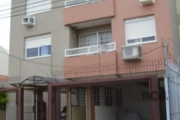 Apartamento 1 dormitório, sala com tabuão,  segundo andar, fundos, cozinha e área de serviço, banheiro social, estacionamento coberto, ótima localização próximo as avenidas Benno Mentz e Avenida do Fo