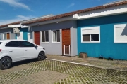 Casa térrea em condomínio fechado composta de 2 dormitórios, amplo living, cozinha americana, banheiro social, área de serviço , pátio nos fundos , uma vaga de garagem, salão de festas, churrasqueira,