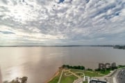 Libertas Imóveis sala comercial no empreendimento Pontal  no bairro Praia de Belas. Imóvel  com aproximadamente 34m², andar alto com vista panorâmica ao Rio Guaíba, banheiro social,  gesso e piso viní