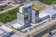 CONJUNTO COMPOSTO DE 4 SALAS, 140M², SEXTO ANDAR, ORIENTACAO SOLAR NORTE/OESTE, 4 VAGAS DE ESTACIONAMENTO. EMPRENDIMENTO DE TORRE UNICA, 15 PAVIMENTOS, 7 ELEVADORES,  AUDITORIO, SALA DE REUNIAO, ESPAC