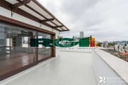 Localizada na Avenida Palmeira, próximo ao GNU. Cobertura com vista infinita para o nascer e pôr do sol! São 282 m² privativos, cobertura vertical, no andar inferior living para dois ambientes, cozinh