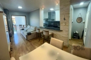 Apartamento com 74 m² com 3 (três) Dormitórios sendo 1 transformado em Escritório. &lt;BR&gt;Sacada com churrasqueira, sala de estar com lareira, sala de jantar e cozinha americana. Muito iluminado e 