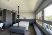 Loft de alto padrão todo mobiliado para locação no Fly Design Studios. Esse apartamento pode ser controlado pelo seu celular trazendo toda a praticidade que a tecnologia pode trazer ao seu dia a dia. 