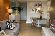 Excelente apartamento mobiliado de 2 dormitórios e 1 vaga de garagem