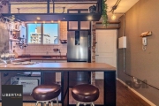 Studio mobiliado para comprar,  1 vaga, no bairro Rio Branco.