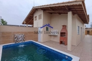 Casa nova em Itanhaém com 2 dormitórios e piscina.