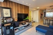 Apartamento decorado à venda na Pituba, 2 suítes, 79m², nascente, andar alto, varanda integrada, cozinha americana, 2 vagas. Ótima localização!