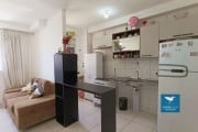 Apartamento ao Lado do Shopping Eusébio, Super Ventilado, 46m2, 02 Quartos, 01 Suíte, 02 Banheiros, A Melhor Planta de Ponta, 1º Andar, 01 Vaga