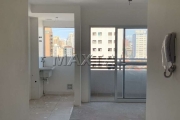 Apartamento 40m²  para venda, Vila Pauliceia, 2 dormitorios, sala com varanda