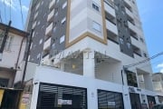 Apartamento 40m²  à venda na Vila Pauliceia. Com 2 dormitórios, sala com varanda