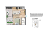 Studio com 1 dormitório à venda, 37 m² por R$ 409.900,00 - Ingá - Niterói/RJ