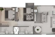 Apartamento com 2 quartos à venda na Avenida Mário Uriarte, 926, Cordeiros, Itajaí