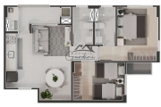 Apartamento com 2 quartos à venda na Avenida Mário Uriarte, 926, Cordeiros, Itajaí