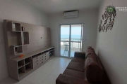 belissimo apartamento 2 dormitórios 1 suíte mobiliado linda vista para o mar a venda na tupi - Praia Grande - SP