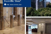 SALA COMERCIAL EM CURITIBA NO ECOVILLE OPUS ONE D.BORCATH