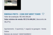 Apartamento para Venda em Ribeirão Preto, Centro, 3 dormitórios, 1 banheiro, 1 vaga