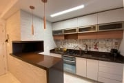 Apartamento garden semi mobiliado, pronto para morar!&lt;BR&gt;&lt;BR&gt;Lindo apartamento com 52m² de área privativa, 1 dormitório com suíte, cozinha americana com churrasqueira, porcelanato na cozin