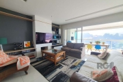 Excelente e amplo apartamento no Condomínio Rossi Parque Panamby, andar alto, fundos, com 162m² privativos, 3 suítes, 2 vagas e infra completa. Possui living super amplo com sala de estar com lareira 