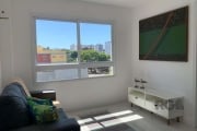 Apartamento mobiliado com 42 m² e 1 dormitório no Condomínio Connect. Sala, cozinha, dormitório e banheiro com vaga privativa. Ar Condicionado de 30.000Btus. Churrasqueira, fechadura digital para entr