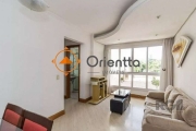 Imobiliária Orientta ALUGA Apartamento MOBILIADO com 62 m² privativos, 02 dormitórios com armários, cama, living mobiliado com sofá, armário, cozinha mobiliada, 1 vaga de garagem.&lt;BR&gt;&lt;BR&gt;C