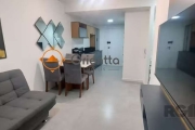 Imobiliária Orientta ALUGA excelente apartamento com 1 dormitório, MOBILIADO e 1 vaga dae garagem. Possui ar-condicionado no quarto, piscina e academia, além de lavanderia completa paga no condomínio.