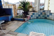 Cobertura para venda em Ponta Da Praia de 350.00m² com 5 Quartos, 5 Suites e 3 Garagens