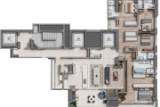 Apartamento para venda em Centro de 177.00m² com 4 Quartos, 4 Suites e 3 Garagens