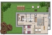 Apartamento para venda em Bacacheri de 143.00m² com 2 Quartos, 1 Suite e 1 Garagem