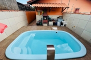 Casa com piscina e area gourmet em Itanhaem.