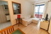 Flat entre a Av. Berrini e Marg Pinheiros com 2 dorms e cozinha completa