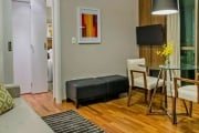 Maravilhoso flat no Brooklin com 2x dorms, próximo a Av. Jornalista Roberto Marinho. Consulte-nos.