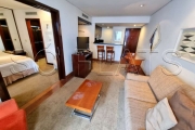 Lindo flat George V com 60m², 1 dormitório e 1 vaga de garagem disponível para locação no Itaim Bibi