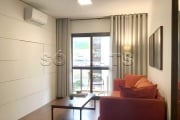 Lindo apartamento com serviço disponível para locação prox. a Av. Paulista e Nove de Julho.