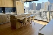 Residencial Hype Jardins, flat disponível para locação com 43m², 01 dormitório e 01 vaga de garagem.