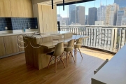 Residencial Hype Jardins, flat disponível para locação com 43m², 01 dormitório e 01 vaga de garagem.