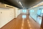 Sala Comercial Paulista Head Office, disponível para locação contendo 86m² e 3 vagas de garagem.