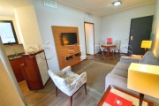 Massis, flat nos Jardins disponível para locação contendo 42m², 1 dormitório e 1 vaga de garagem.