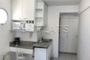 Flat New Studio em Pinheiros para locação com 27m² contendo 1 dormitório e 1 vaga de garagem.