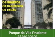 Apartamento 3 dormitórios para Venda em São Paulo, Parque da Vila Prudente, 3 dormitórios, 1 suíte, 3 banheiros, 2 vagas