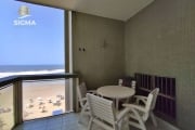 Apartamento na praia vista para o mar e praia 2 dormitórios 1 suíte 1 vaga Pitangueiras Guarujá.