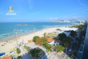 Apartamento na praia, Frente mar, 4 dormitórios, Lazer, 2 vagas, Pitangueiras, Guarujá.