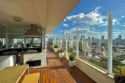 Palomino Brooklin Rua Nebraska, 928. Cobertura à venda Brooklin, 420 m², 4 suítes, gourmet, jacuzzi, 6 vagas e lazer. Vista eterna Hípica Paulista