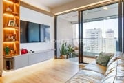 Condomínio Alameda Jardins Av. Rebouças, 1.145. Apartamento à venda Jardins, 92 m², 2 suítes, reformado e mobiliado, 1 vaga e lazer no Alameda Jardins - Tishman Speyer Properties