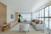 Condomínio Lina Jardins Jardim Paulista. Apartamento no Jardins à venda, 145 m², 2 suítes, mobiliado e decorado, 2 vagas e lazer. Lina Jardins - Paes &amp; Gregori e R. Yazbek