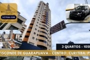 Apartamento de 3 quartos e 105m² na Visconde de Guarapuava