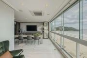 Apartamento frente mar 3 suítes e 4 vagas mobiliado em Balneário Camboriú