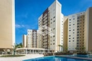 Apartamento Semi-mobiliado, 3 dormitórios com 76m² sendo 1 suíte, estar/cozinha integrada, banheiro social, área de serviço, churrasqueira, 2 vagas