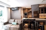 APARTAMENTO SEMIMOBILIADO COM 1 QUARTO E CLOSET, 1 VAGA DE GARAGEM NO BAIRRO ITACORUBI EM FLORIANÓPOLIS/SC.