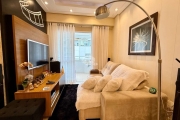 APARTAMENTO MOBILIADO COM 2 QUARTOS SENDO 1 SUÍTE E SACADA COM CHURRASQUEIRA EM ITACORUBI FLORIANÓPOLIS